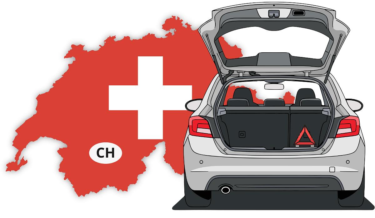 Verplichte auto-uitrusting in Zwitserland