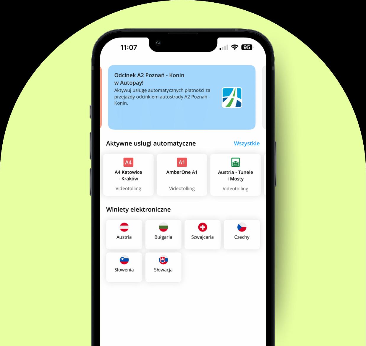 Mobile Autopay-App (Polen)