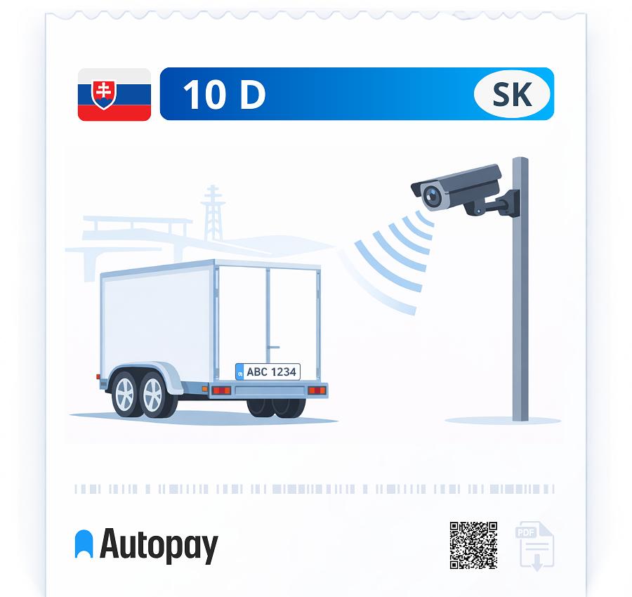 Vignetta Di 10 Giorni Per Rimorchi In Slovacchia