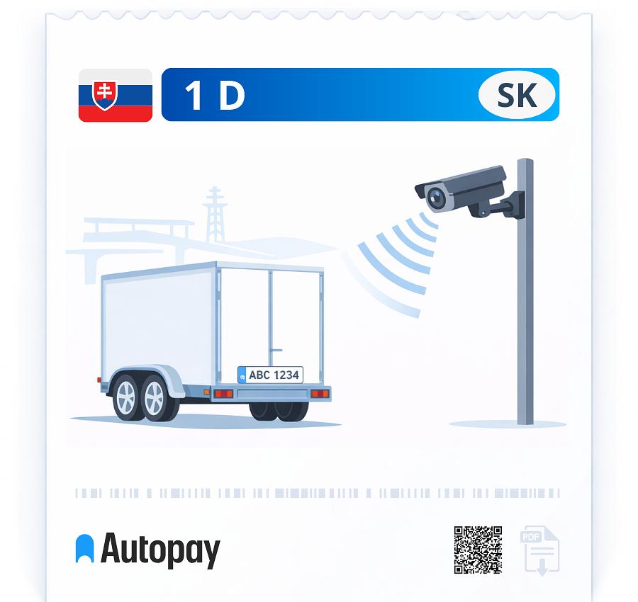 Vignetta Di 1 Giorno Per Rimorchi In Slovacchia