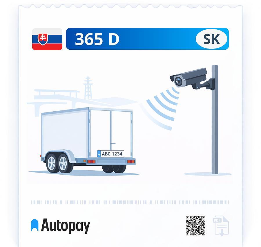 Vignetta Di 365 Giorni Per Rimorchi In Slovacchia